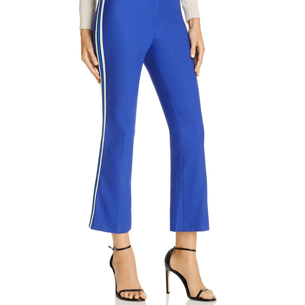 Derek Lam 10 Crosby Corina Tuxedo Blue Crop Pant Size‎ 8